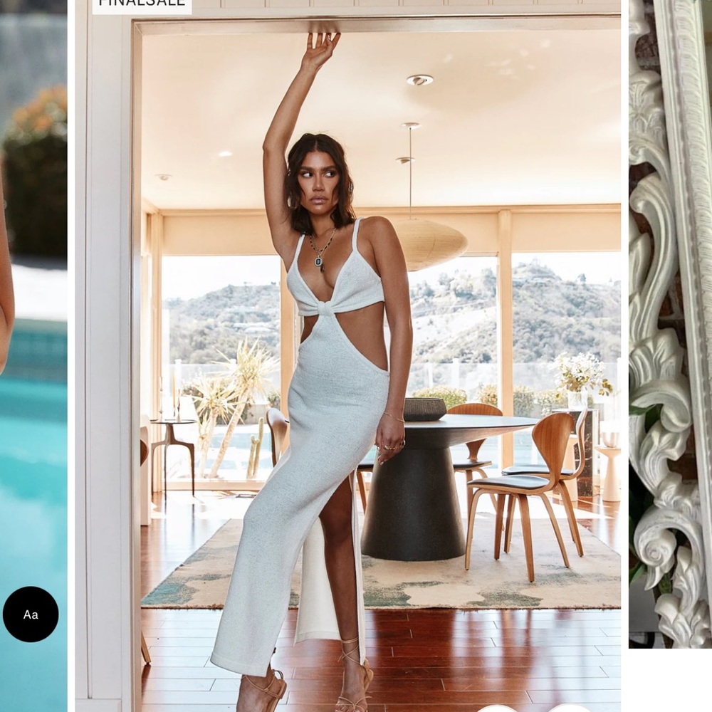 Beautiful white dress size extra-large.